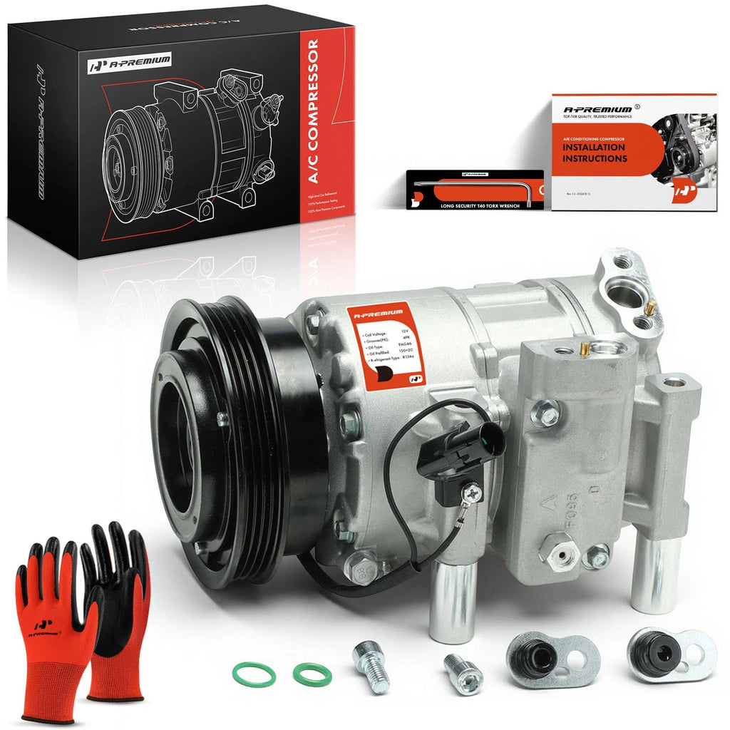 A/C Compressor with Clutch for Kia Rio/Rio5 (2006–2011)