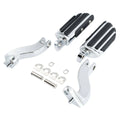 Chrome Passenger Footpeg Pilot Pegs for Harley Street Glide (1993–2024)