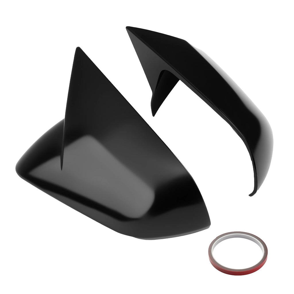 Exterior Mirror Housing for Ford Mustang (2015–2023) FR3B-17683 FR3Z-17682 Black Kit