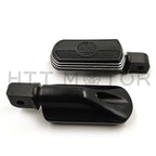 Black Skull Rubber Footpeg for Harley Davidson Softail Slim FLSL Breakout (2018–2023)