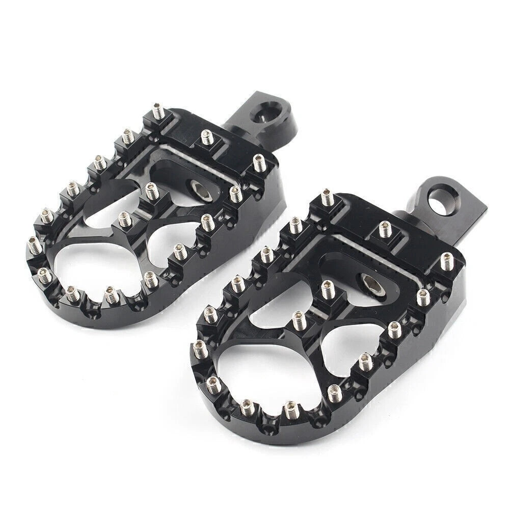 Wide Foot Pegs for Harley Dyna Sportster Iron 883 Fatboy Bobber (2000–2023)