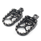 Wide Foot Pegs for Harley Dyna Sportster Iron 883 Fatboy Bobber (2000–2023)