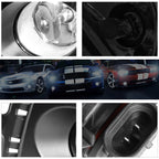 Fog Lights for Toyota Prius-C (2012–2014) - Smoked Lens, Bezel, Switch