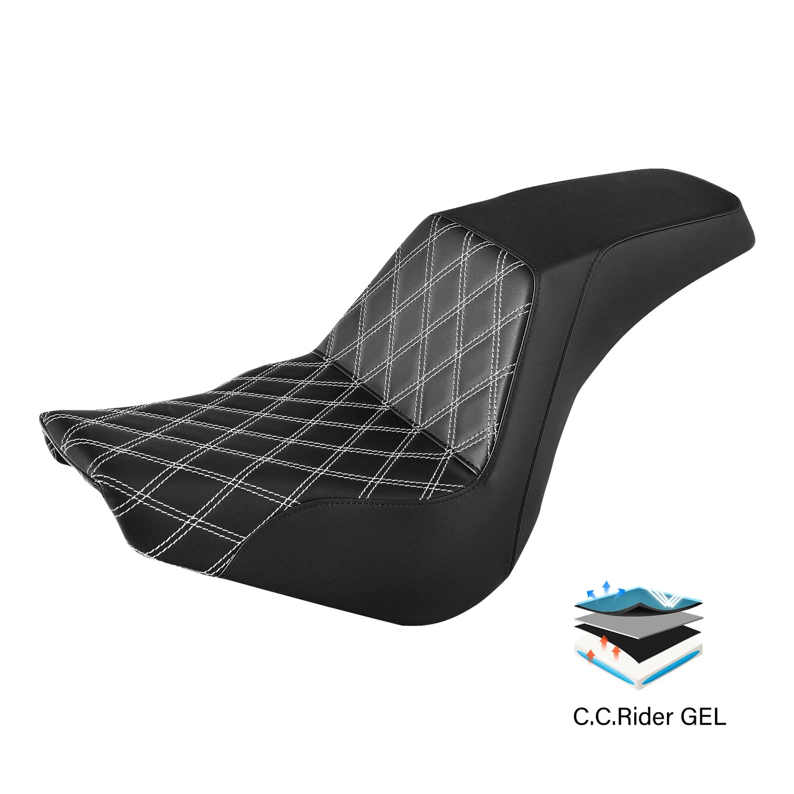 Gel Seat for Harley Softail Street Bob Standard (2018–2025)