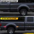 4X LED Side Marker Lamps Amber Red for Ford F250 F350 F450 F550 (2011–2022)