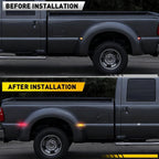 4X LED Side Marker Lamps Amber Red for Ford F250 F350 F450 F550 (2011–2022)