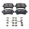 Set of 4 TRW Pro Low-Metallic Brake Pads for Buick Cadillac Chevrolet Saab