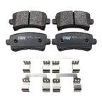 Set of 4 TRW Pro Low-Metallic Brake Pads for Buick Cadillac Chevrolet Saab