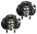 Set of 2 Front 4WD Wheel Bearings & Hub Assemblies for Chevy GMC