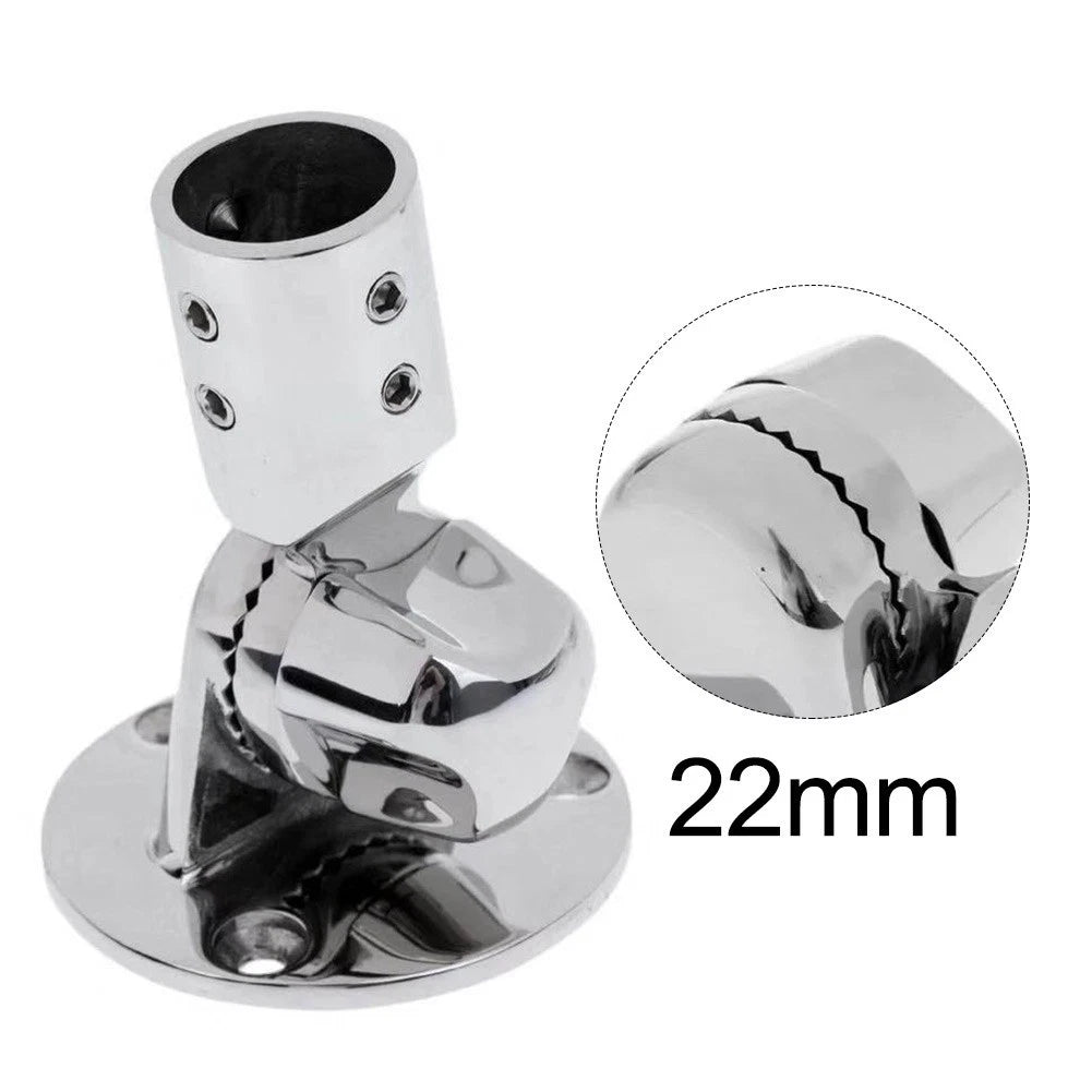 316 Stainless Steel Adjustable 180 Degree Antenna Mount for Boats and Yachts
