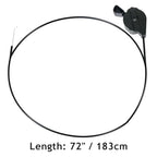 Throttle Cable for Lawn Mower (72 Inch) - Adjustable Fitting