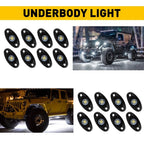 16-Pod LED Rock Underbody Lights for Jeep (YYYY–YYYY)