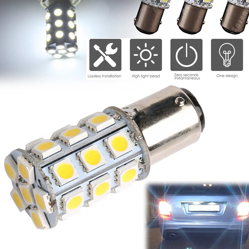 27-SMD LED Interior Lights Bulbs for Marine Boat DC24V BA15D