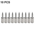 10pc Self Tapping Screws for Shelf Brackets Cabinet Pegs (Universal)