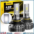2X AUXITO LED 9012 HIR2 Headlight Bulbs High Low Beam Kit 6500K