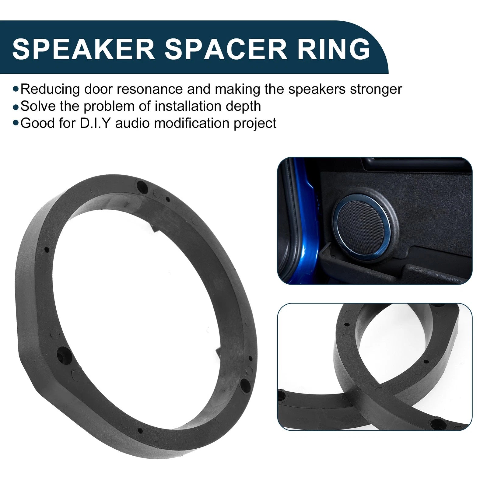 Set of 2 Speaker Spacer Rings for Honda Accord (2008–2012)