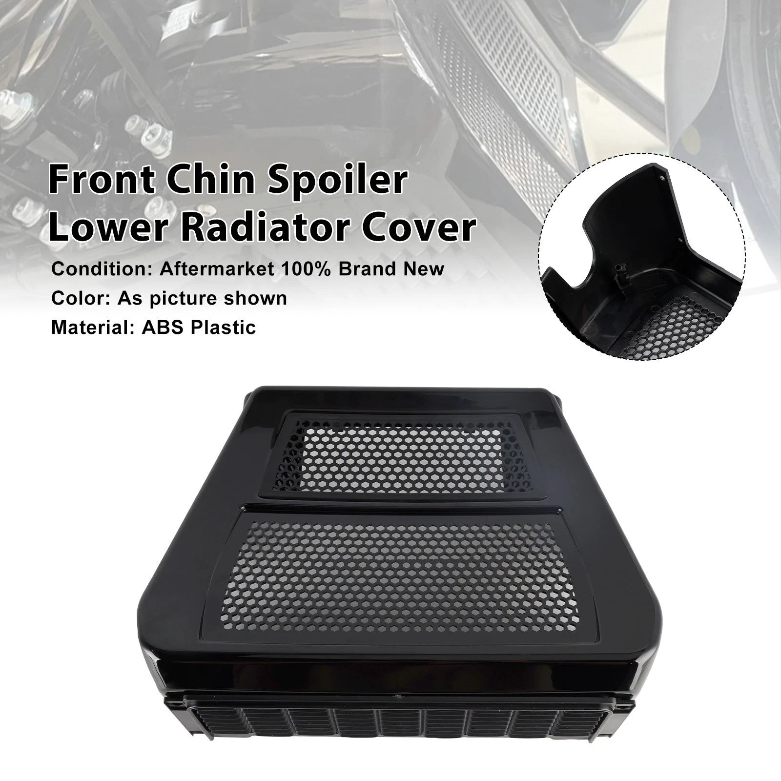 Lower Chin Spoiler Radiator Guard Cover for CVO Street Glide FLHXSE (2023–2025)