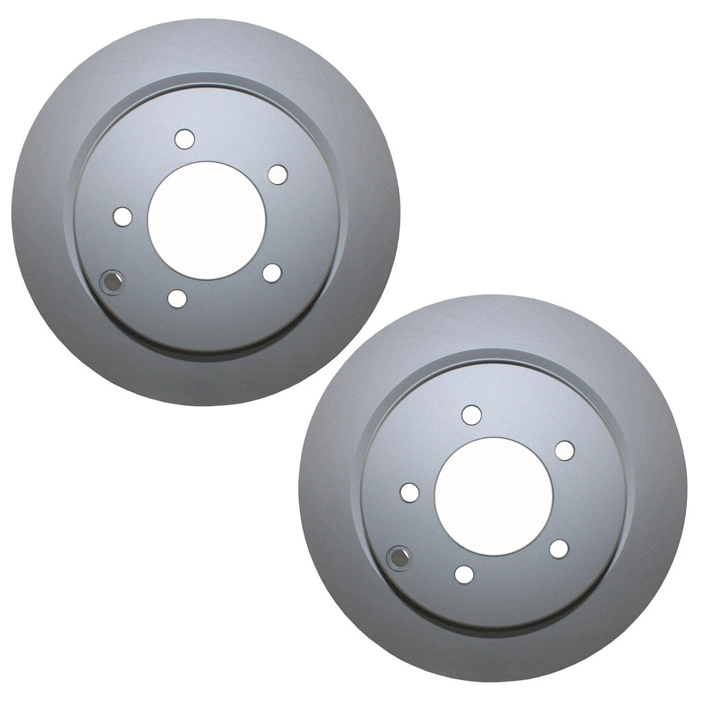 2X Rear Coated 302mm Brake Rotors for Chrysler Dodge Jeep