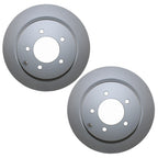 2X Rear Coated 302mm Brake Rotors for Chrysler Dodge Jeep