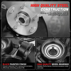 Front Left Driver Loaded Wheel Bearing Knuckle Assembly for Honda Civic (2006–2011)