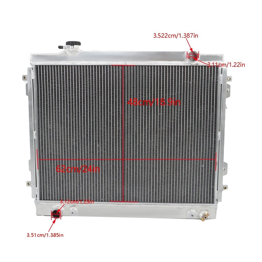 2 Row Aluminum Radiator for Toyota Tacoma (1995â2004)