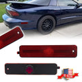 Red Lens Rear Bumper Side Marker Lights for Pontiac Firebird Trans AM (1993–2002)