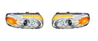 Projection Headlights Replacement with LED Light Bar for Peterbilt 388 389 (2016–2025)
