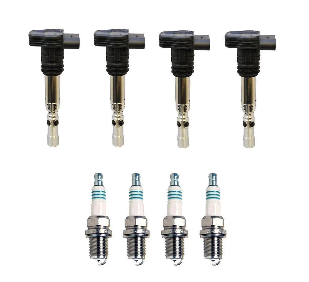 Set of 4 Denso Ignition Coils for Iridium Power (Gap 0.044)