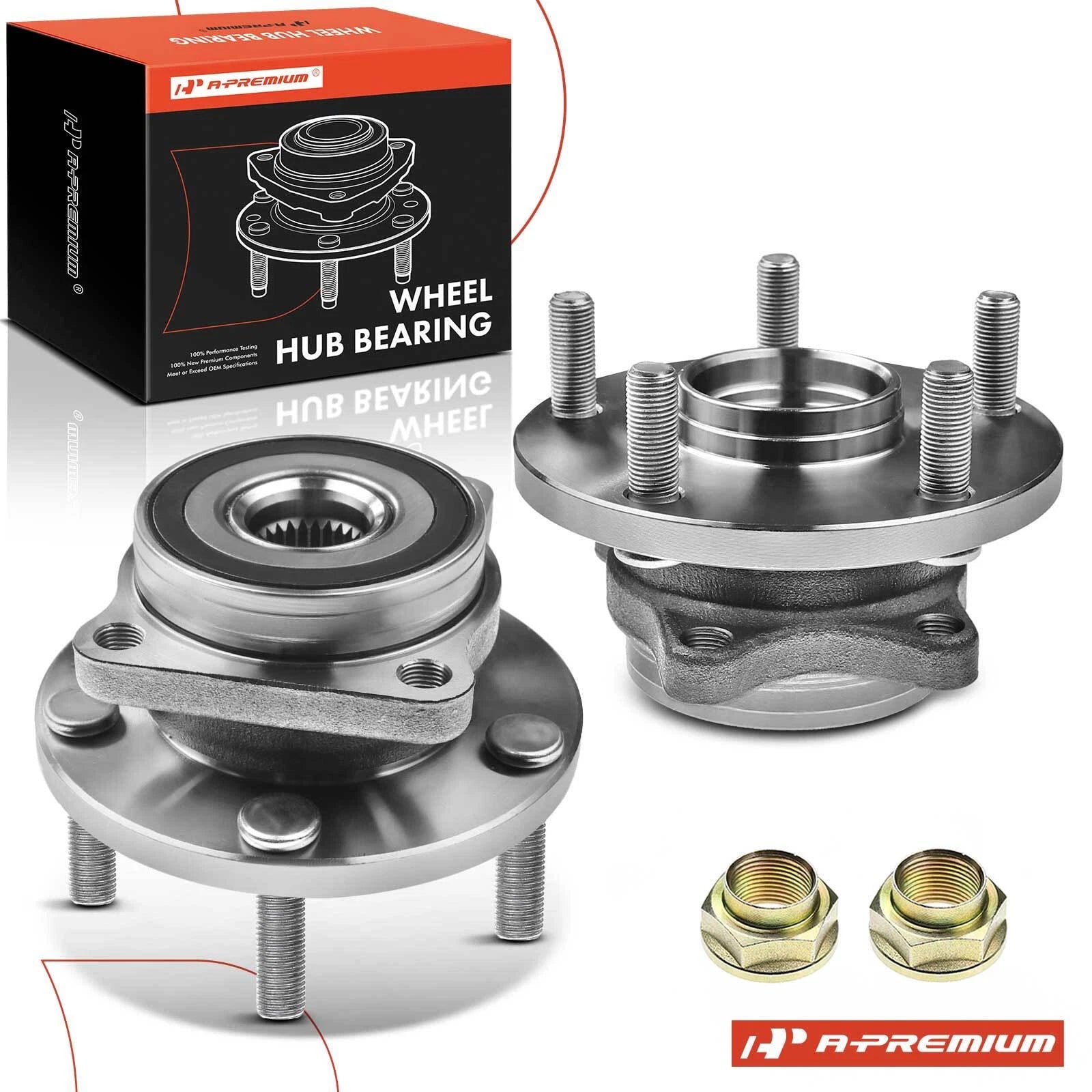 2X Wheel Hub & Bearing Assembly for Subaru Outback, Forester (2015–2025)