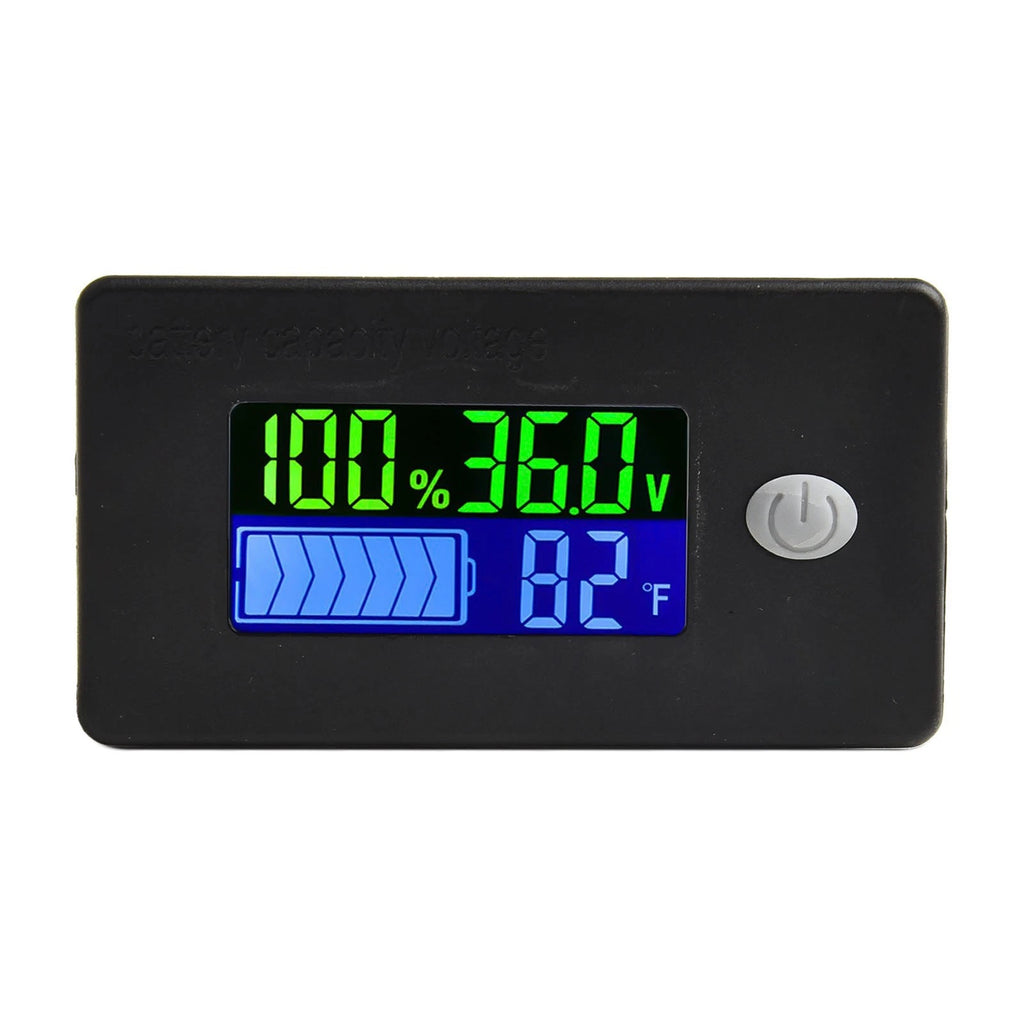 DC Voltmeter and Battery Capacity Tester for E-Bikes Cars RVs Boats