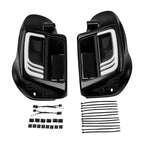 Lower Vented Fairings Speaker Box Pod & Lights for Harley Road Glide (2014–2024)