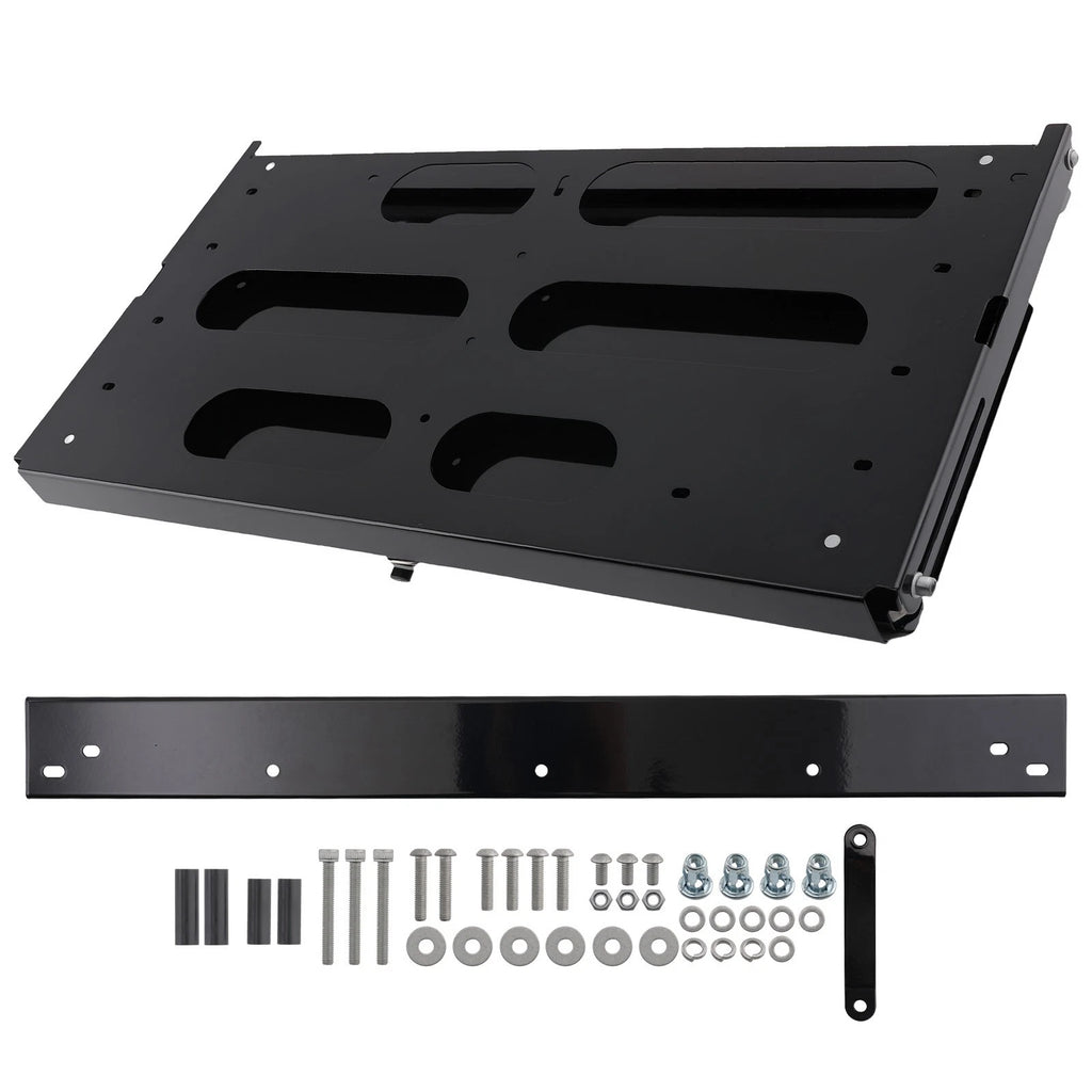 Black Tailgate Storage Rack for Jeep Wrangler JKU JLU (2007–2024)