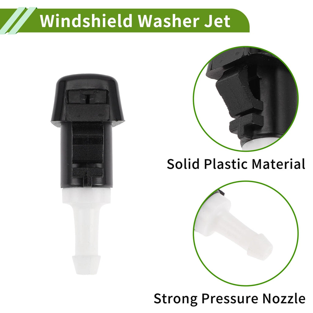 Windshield Washer Nozzle with Hose Connector for Mitsubishi 