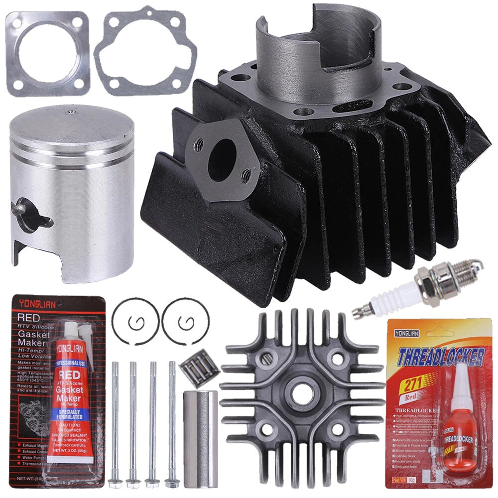 Cylinder Head Piston Ring Gasket Kit for Suzuki LT50 LTA50 ALT50 (1985–2006)