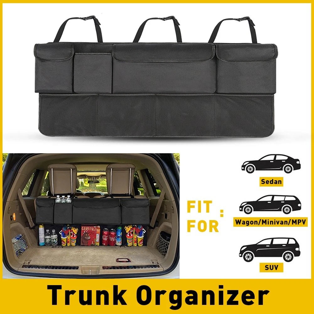 8 Pocket Car Trunk Organizer for (2010–2023)