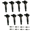 8X Ignition Coils & Spark Plugs for Jaguar XF, XJ8, Land Rover Range Rover (2008–2015) UF519