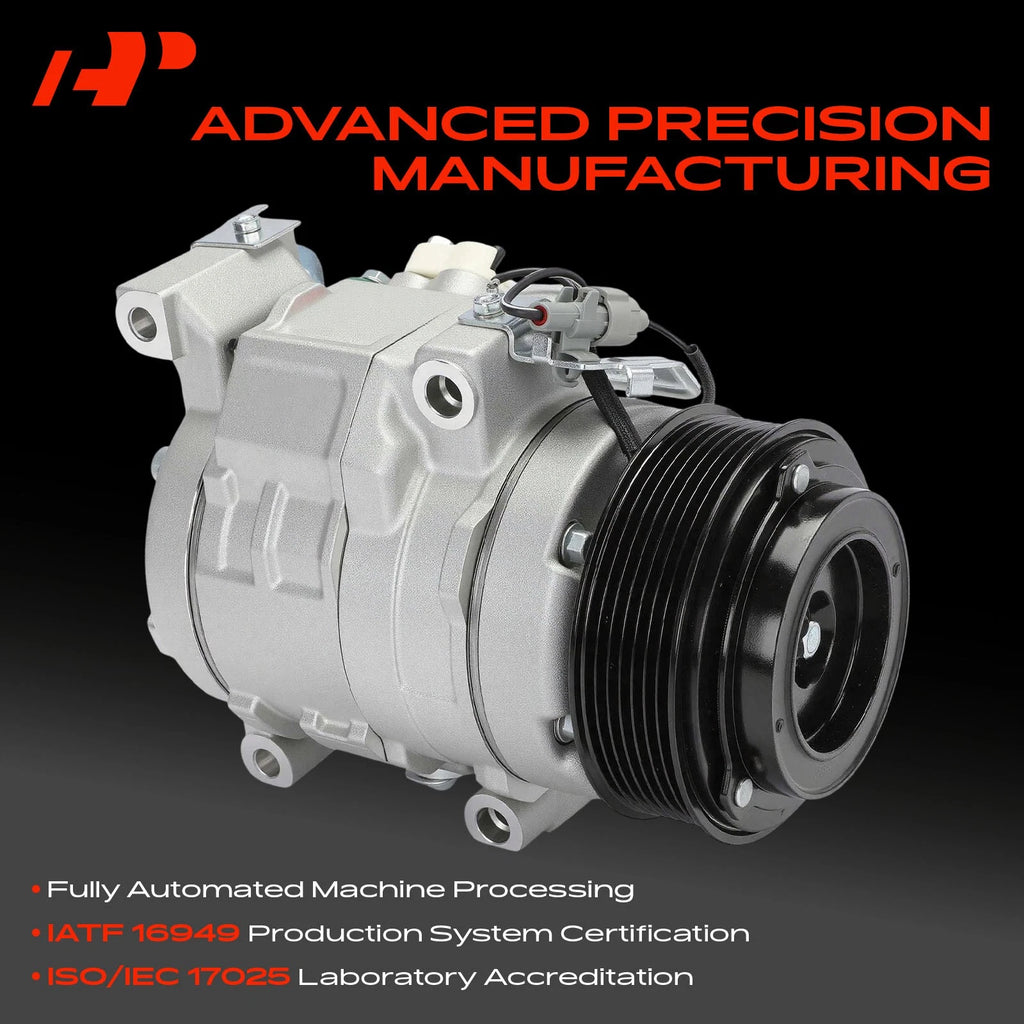 A/C Compressor with Clutch for Toyota 4Runner (2021–2024) V6 4.0L Gas
