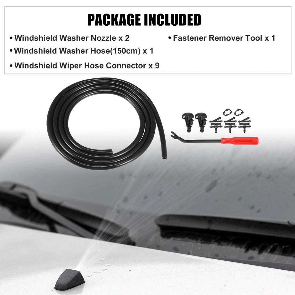 13pcs Front Windshield Washer Nozzle Kit 289317S000 for Nissan Armada (2004–2015)