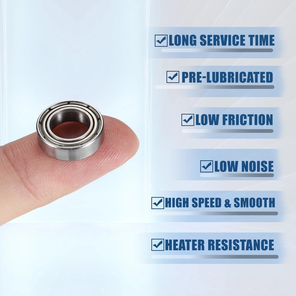 20 Pcs MR148ZZ Deep Groove Ball Bearings for Cars (8x14x4mm)