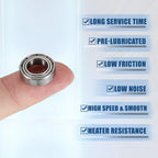 20 Pcs MR148ZZ Deep Groove Ball Bearings for Cars (8x14x4mm)