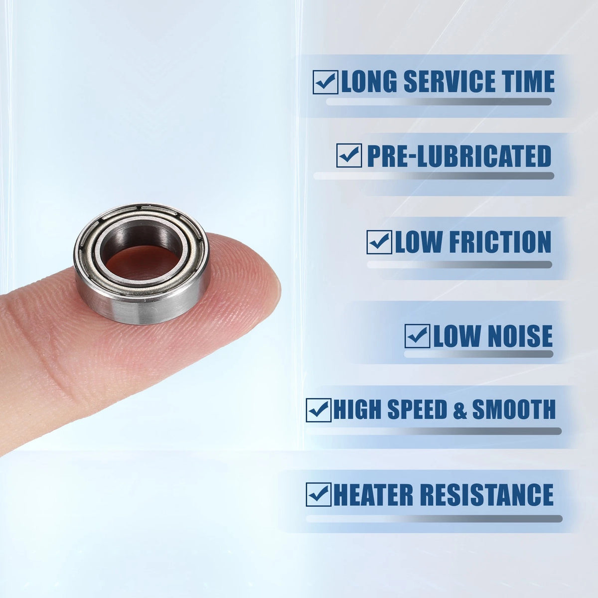 20 Pcs MR148ZZ Deep Groove Ball Bearings for Cars (8x14x4mm)