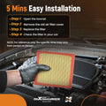 Engine Air Filter for Acura RDX 2.0L (2019–2025) CA12605 17220-5MS-H00