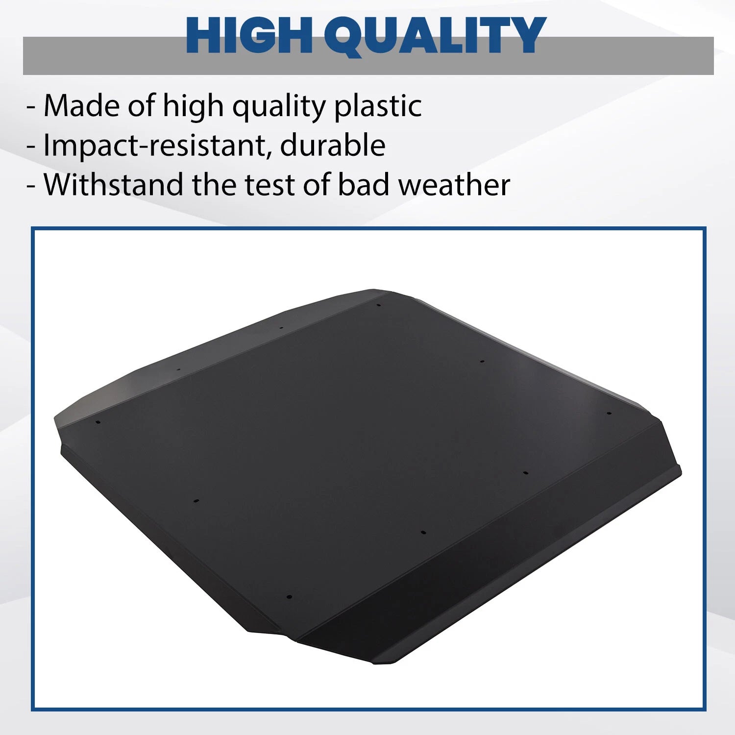 Thick Hard Roof Top for Polaris RZR 900/1000 (2014–2023) - Black