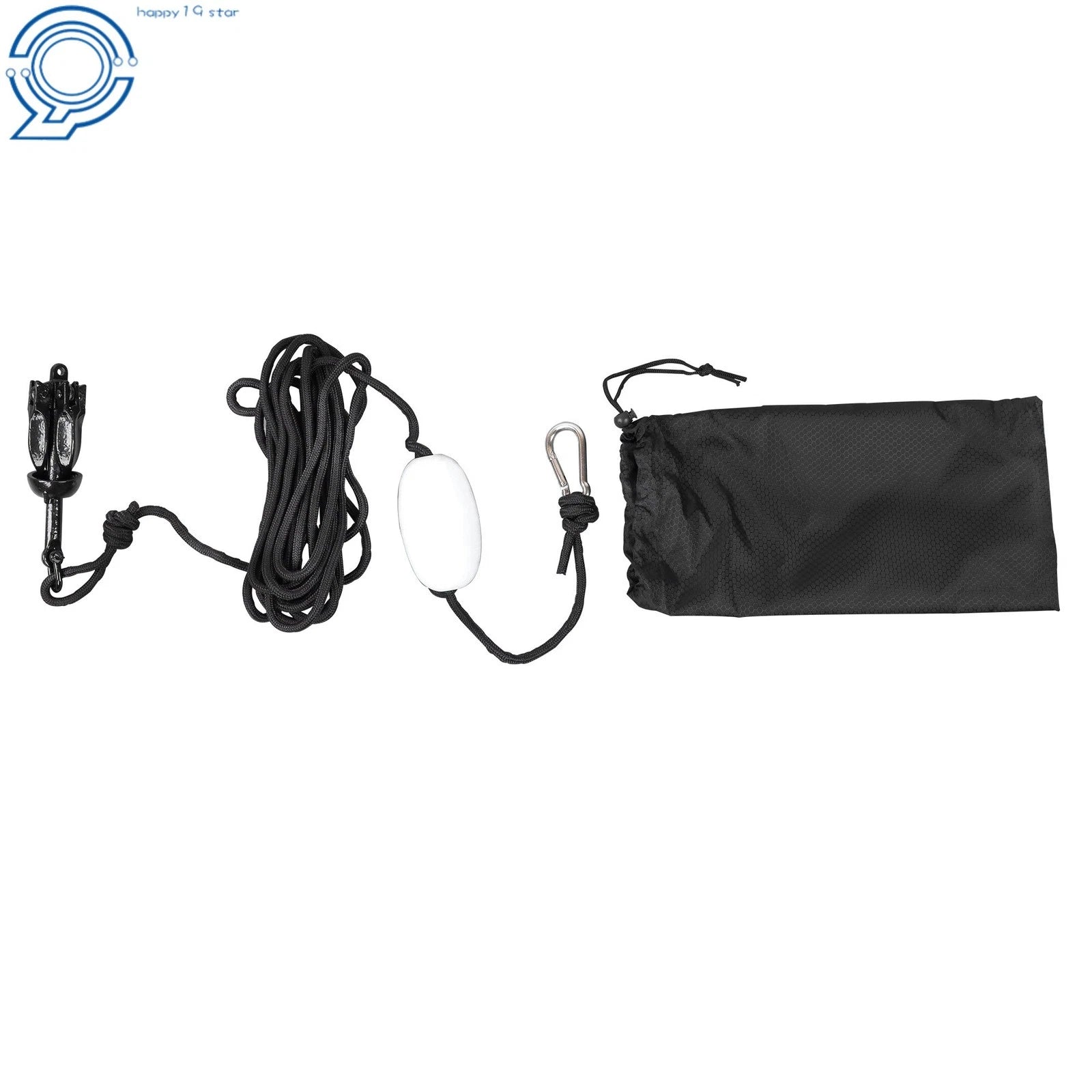 2X Folding Anchor Kit with 26.2ft Rope for PWC Canoe Jet Ski