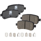 Rear Brake Pad Set for Ford Freestar, Mercury Monterey (2004–2007)
