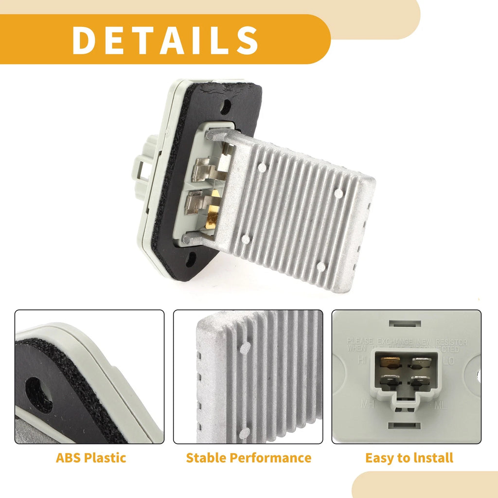 HVAC Blower Motor Resistor for Suzuki Forenza (2004–2007) - Gray