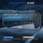 Left Lower Heated Tow Mirror Glass for Ford F350/F450/F550 (2020–2022)
