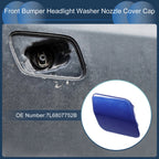 Front Right Washer Nozzle Cover Cap for Volkswagen Touareg (2007–2010) 1 Pcs Blue