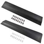 2X Rear Lower Door Trim Molding for Cadillac XT5 (2017–2025) Black