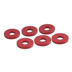 6X Engine Saddlebag Crash Bar Spacer Ring for Harley Softail Red